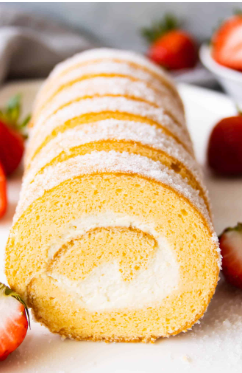 Vennila Roll Cake